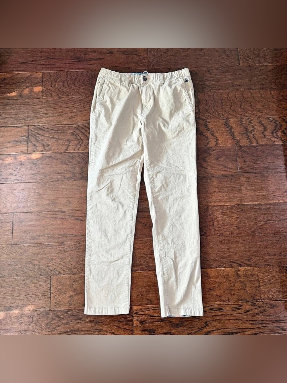 Chubbies Men’s Everywhere Khaki Pants Medium Tan Drawstring Stretch Chinos